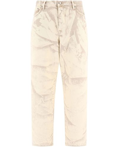Stussy Delessed Canvas Jeans - Natur