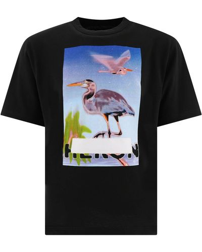 Heron Preston Censuró la camiseta de Heron - Negro