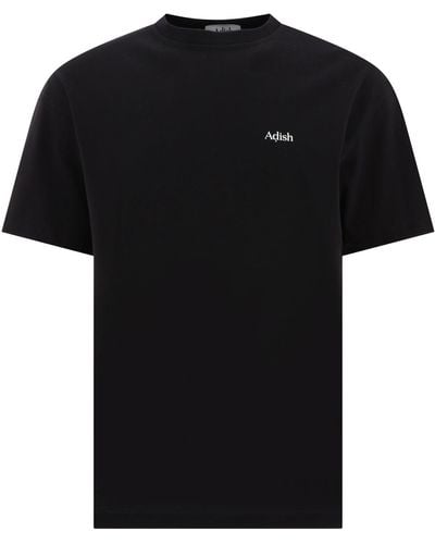 Adish Qrunful Logo T-Shirt - Schwarz