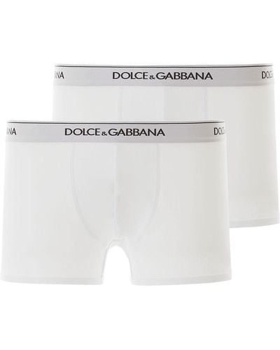 Dolce & Gabbana Bi-pack Ondergoedboxer - Wit