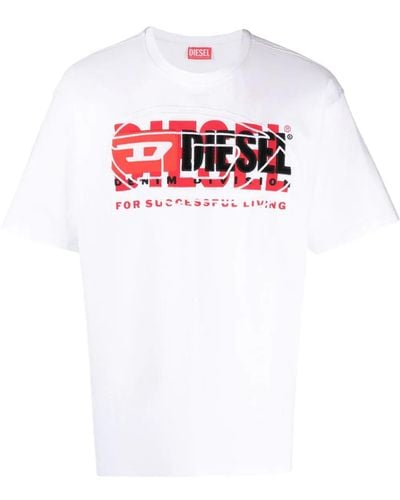 DIESEL A12147 Man T -Shirt und Polo - Weiß