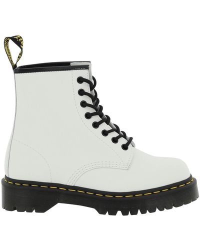 Dr. Martens Dr.martens 1460 bex smooth lace-up combat boots - Weiß