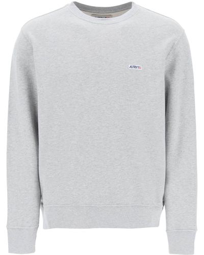 Autry Sweatshirt mit Logo -Etikett - Grau