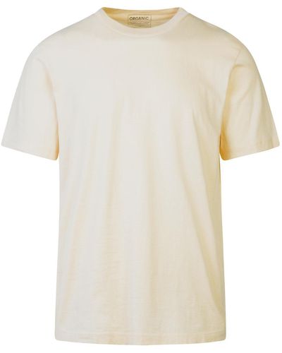 Maison Margiela Set Van 3 Witte Katoenen T -shirts - Naturel