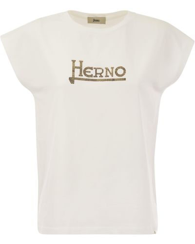 Herno Cotton Interlock T-shirt - White