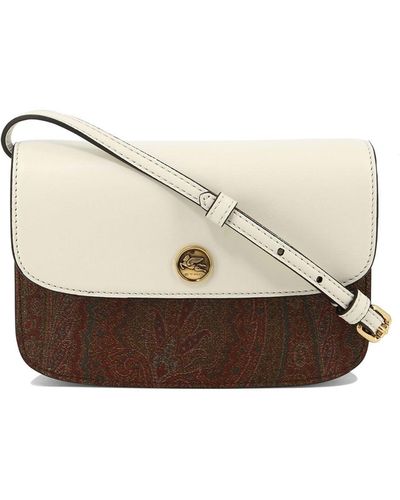 Etro " esencial Xs"Bolsa Crossbody - Blanco