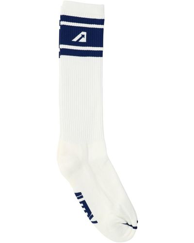 Autry Socken mit Jacquard -Logo - Blau