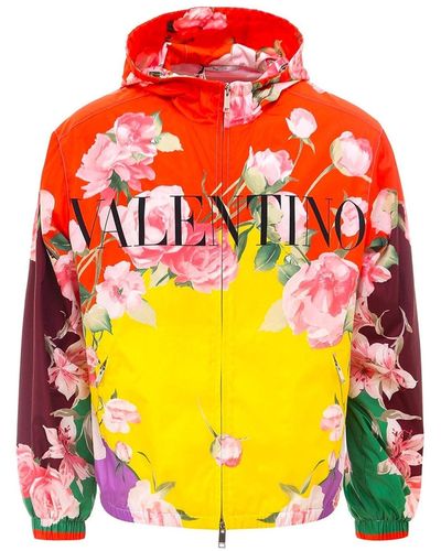 Valentino Flying Flowers Jacket - Oranje