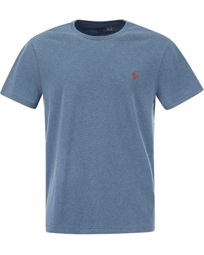 Polo Ralph Lauren Slim Fit Jersey T -shirt - Blauw