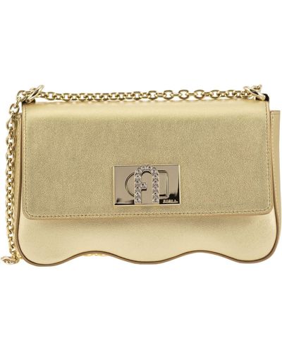 Furla 1927 Mini Wave Cross Body Bag - Naturel