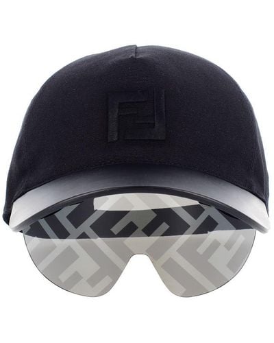 Fendi Sonnenbrillen Mask Fe40022U 0005C Baseballhut - Blau