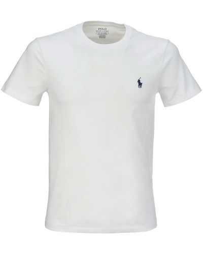 Polo Ralph Lauren Custom Slim-Fit Jersey T-Shirt - White