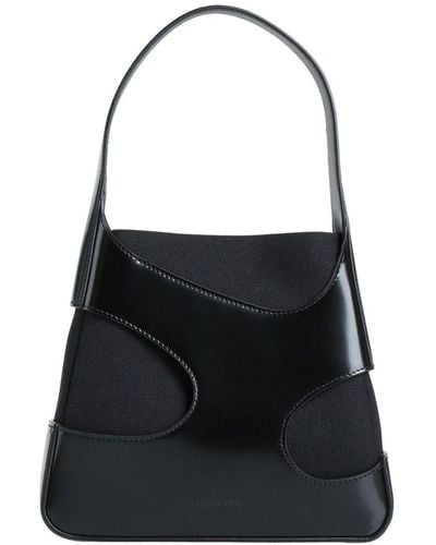 Ferragamo Shoulder Hobo Bag - Black