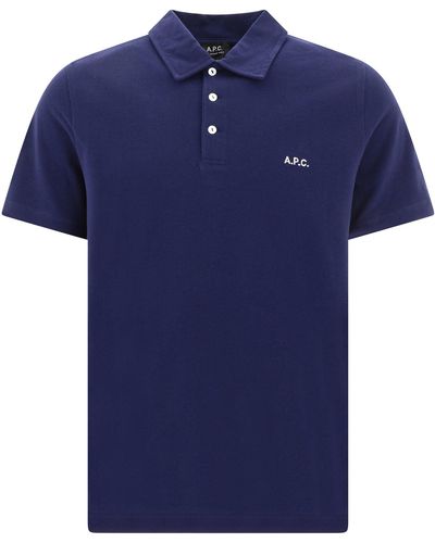 A.P.C. Austin Polo -Hemd - Blau