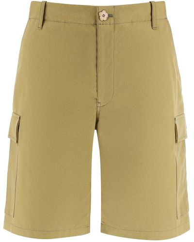 KENZO Shorts de fret - Vert