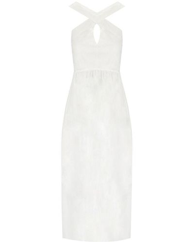 Max Mara Beachwear Stelvio Dress - White
