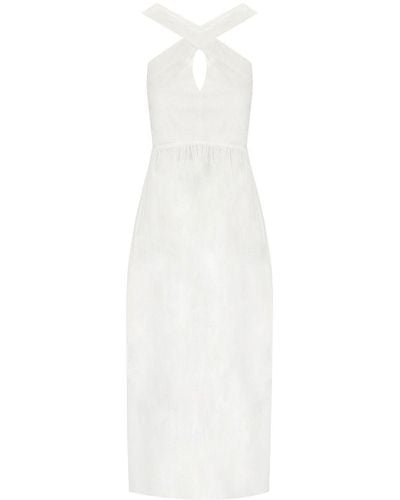 Max Mara Beachwear Stelvio weißes Kleid