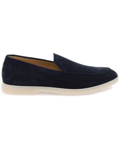 Henderson Suede Loafers - Blue