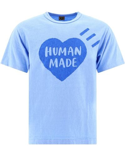Human Made Menschlich gemachtes T -Shirt mit bedrucktem Logo - Blau