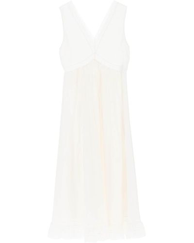 See By Chloé See By Chloe Cotton Voile Maxi Dress - White