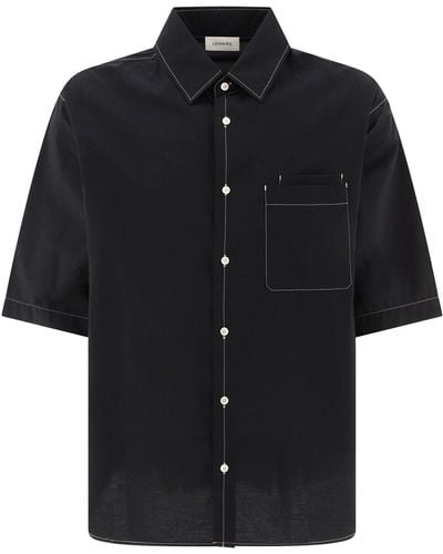 Lemaire "double Pocket" Shirt - Zwart