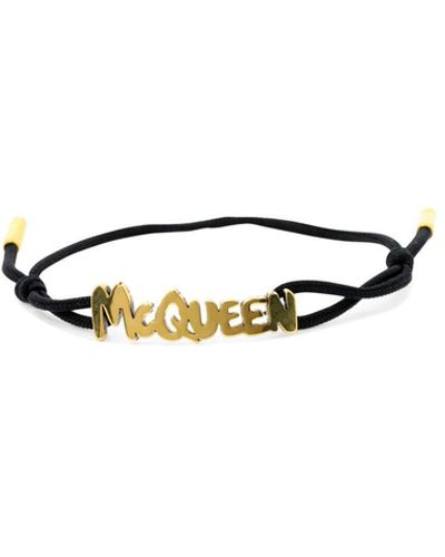 Alexander McQueen Alexander MC Queen Graffiti Cut -Armband Schnittarmband - Weiß