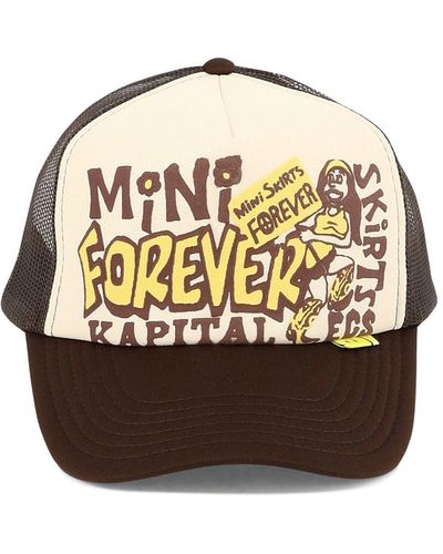 Kapital "Mini Skirts Forever" Cap - Brown