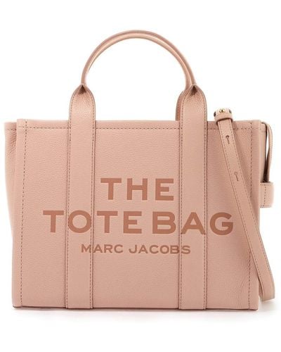 Marc Jacobs Die Leder mittelgroße Einkaufstasche - Pink