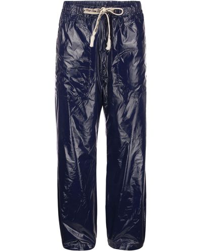 Etro Pantalones de cordón de nylon Etrro - Azul