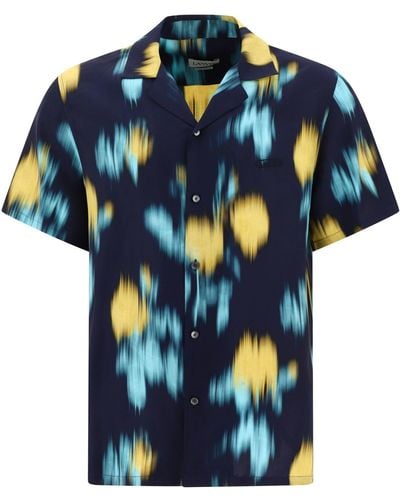 Lanvin Camisa impresa de - Azul
