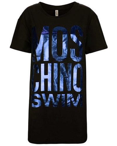 Moschino Swim Logo T -shirt - Zwart