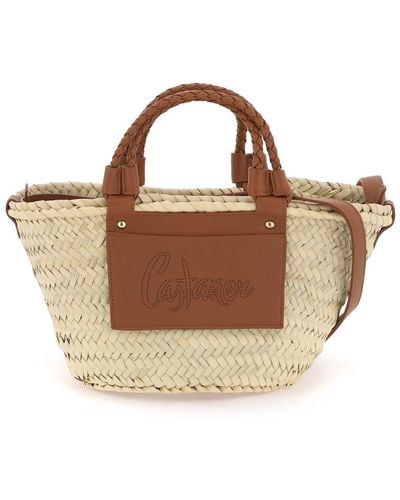 Castañer Bolsa de cesta Raffia para - Marrón