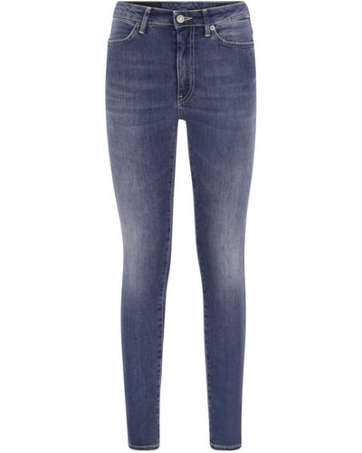 Dondup Donndup Iris Jeans dünne Passform - Blau