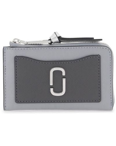 Marc Jacobs Portafoglio The Utility Snapshot Top Zip Multi Wallet - Grigio