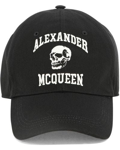 Alexander McQueen Alexander MC Königin Alexander MC Queen Baseball Cap - Schwarz
