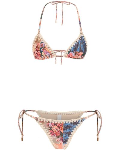 Zimmermann Devi Crochet Bikini Set - Mehrfarbig