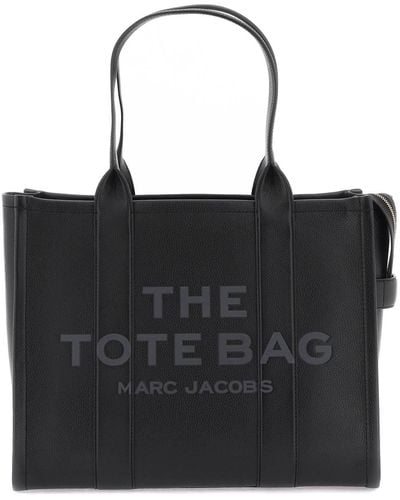 Marc Jacobs 'the Leder Large Tote Bag' ' - Zwart
