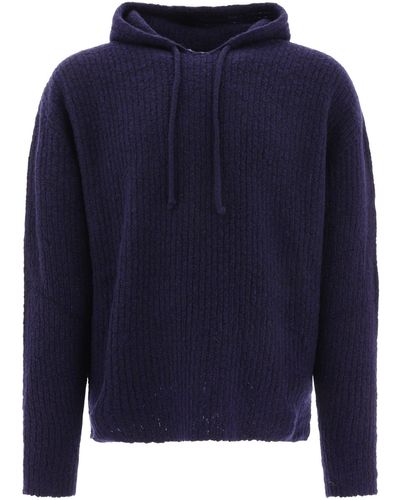 Lardini Sweater Met Capuchon - Blauw