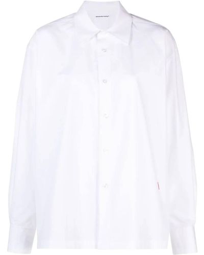 Alexander Wang 4 WC1241449 Woman White Shirt Clothing - Bianco