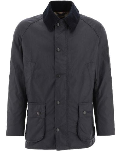 Barbour Ashby Waxed Jacket - Grijs