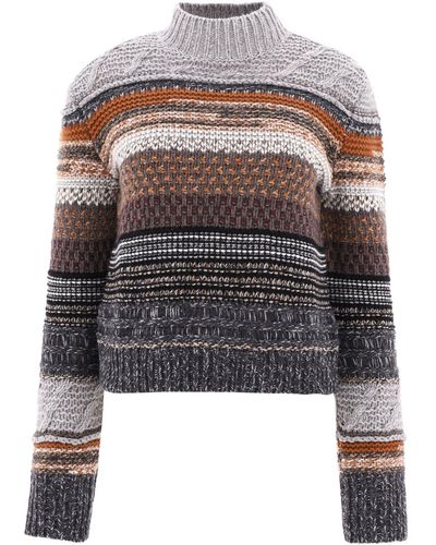 Chloé Striped Pullover - Meerkleurig