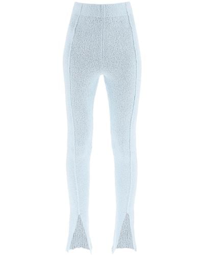 ROTATE BIRGER CHRISTENSEN Draai 'aliciana' Bouclé Gebreide legging - Blauw