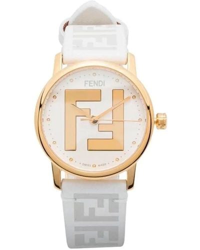 Fendi Ff Steel Watches - Metallic