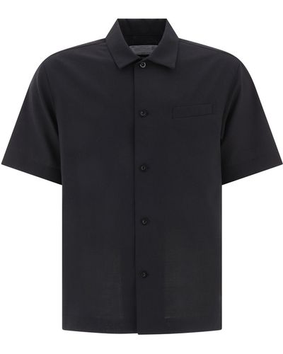 Sacai Susting Shirt - Zwart