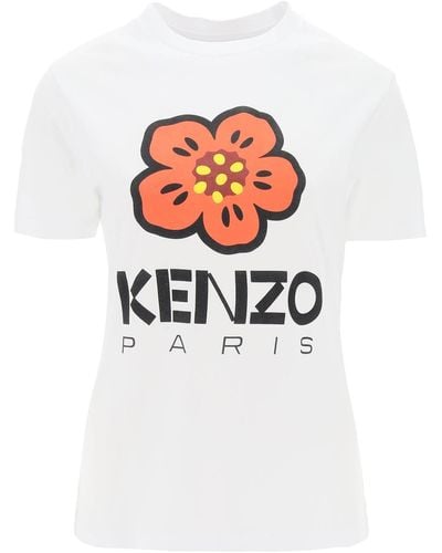 KENZO Boke Flower Printed T Shirt - White