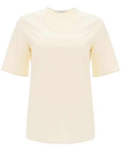 Lemaire Cotton T -Shirt - Weiß