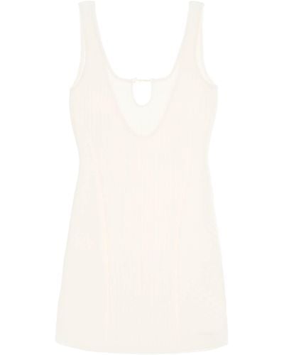 Jacquemus "Sierra Mini Kleid von LA - Weiß