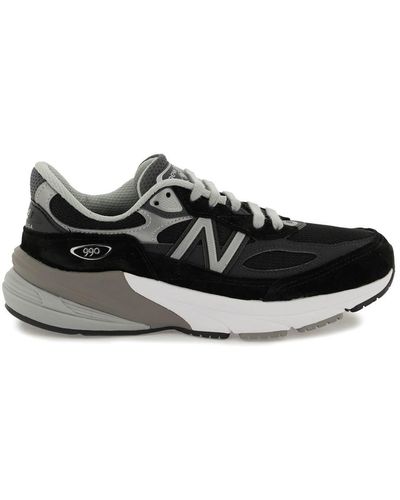 New Balance "990 V6 ""black/silver"" Sneakers" - Zwart