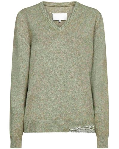Maison Margiela Wool En Cashmere Sweater - Groen