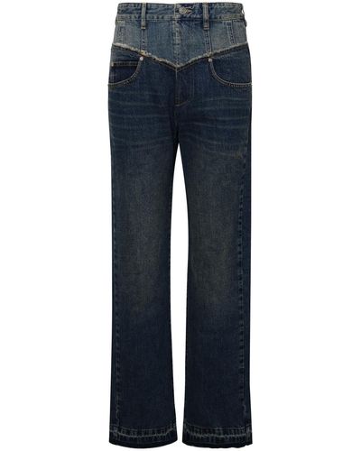 Isabel Marant 'Noemie' Cotton Jeans - Blue